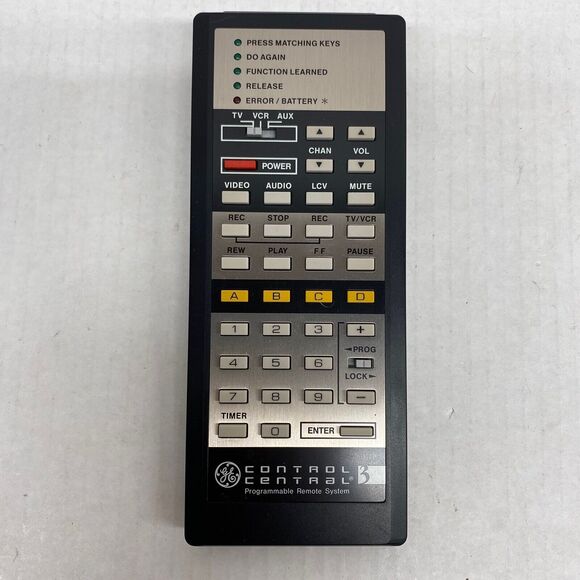 Vintage GE General Electric Programmable Remote RRC500 Control Central 3 - Picture 6 of 10